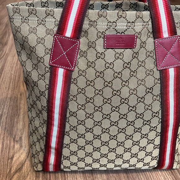 A37- π― % authentic Gucci totes bag - Picture 5 of 16